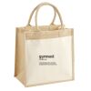 Pocket Jute Midi Tote Thumbnail