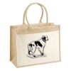 Cotton Pocket Jute Shopper Thumbnail