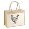 Cotton Pocket Jute Shopper Thumbnail