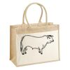Cotton Pocket Jute Shopper Thumbnail