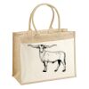 Cotton Pocket Jute Shopper Thumbnail