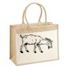 Cotton Pocket Jute Shopper Thumbnail