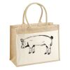 Cotton Pocket Jute Shopper Thumbnail
