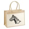 Cotton Pocket Jute Shopper Thumbnail