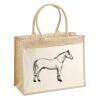 Cotton Pocket Jute Shopper Thumbnail