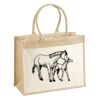 Cotton Pocket Jute Shopper Thumbnail