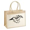 Cotton Pocket Jute Shopper Thumbnail