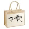 Cotton Pocket Jute Shopper Thumbnail