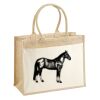 Cotton Pocket Jute Shopper Thumbnail