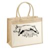 Cotton Pocket Jute Shopper Thumbnail