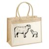 Cotton Pocket Jute Shopper Thumbnail