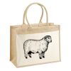 Cotton Pocket Jute Shopper Thumbnail