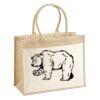Cotton Pocket Jute Shopper Thumbnail