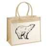Cotton Pocket Jute Shopper Thumbnail