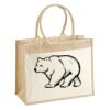 Cotton Pocket Jute Shopper Thumbnail