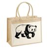 Cotton Pocket Jute Shopper Thumbnail