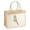 Cotton Pocket Jute Shopper Thumbnail