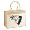 Cotton Pocket Jute Shopper Thumbnail