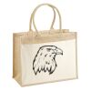 Cotton Pocket Jute Shopper Thumbnail
