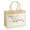 Cotton Pocket Jute Shopper Thumbnail