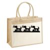 Cotton Pocket Jute Shopper Thumbnail