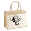 Cotton Pocket Jute Shopper Thumbnail