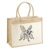 Cotton Pocket Jute Shopper Thumbnail