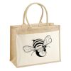 Cotton Pocket Jute Shopper Thumbnail
