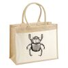 Cotton Pocket Jute Shopper Thumbnail