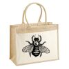 Cotton Pocket Jute Shopper Thumbnail