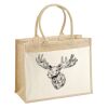 Cotton Pocket Jute Shopper Thumbnail