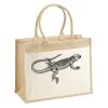 Cotton Pocket Jute Shopper Thumbnail
