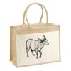 Cotton Pocket Jute Shopper Thumbnail