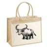 Cotton Pocket Jute Shopper Thumbnail