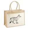 Cotton Pocket Jute Shopper Thumbnail
