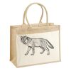 Cotton Pocket Jute Shopper Thumbnail