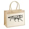 Cotton Pocket Jute Shopper Thumbnail