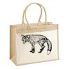 Cotton Pocket Jute Shopper Thumbnail