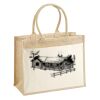 Cotton Pocket Jute Shopper Thumbnail