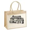 Cotton Pocket Jute Shopper Thumbnail