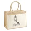 Cotton Pocket Jute Shopper Thumbnail