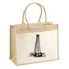 Cotton Pocket Jute Shopper Thumbnail