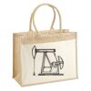 Cotton Pocket Jute Shopper Thumbnail