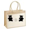 Cotton Pocket Jute Shopper Thumbnail