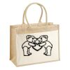 Cotton Pocket Jute Shopper Thumbnail