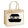Cotton Pocket Jute Shopper Thumbnail