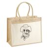 Cotton Pocket Jute Shopper Thumbnail