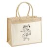 Cotton Pocket Jute Shopper Thumbnail