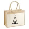 Cotton Pocket Jute Shopper Thumbnail
