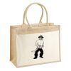 Cotton Pocket Jute Shopper Thumbnail